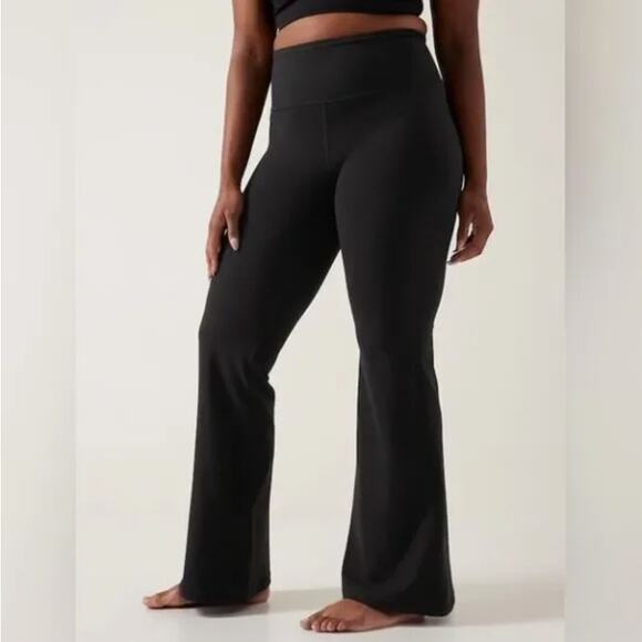 ATHLETA Elation Flare Pant Powervita Black Sz 2X {P35} - Picture 3 of 8